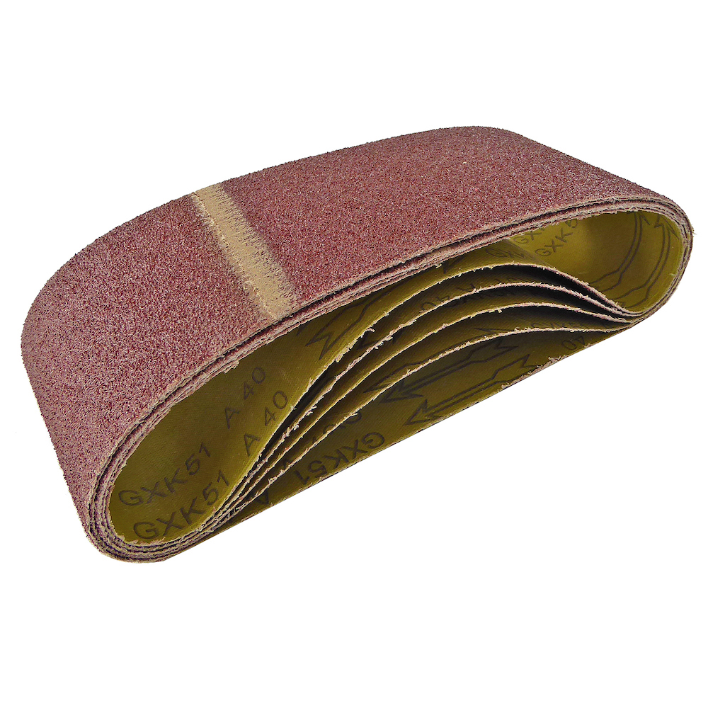 100mm x 610mm Sanding Belt 24 Grit Trade Pack of 5